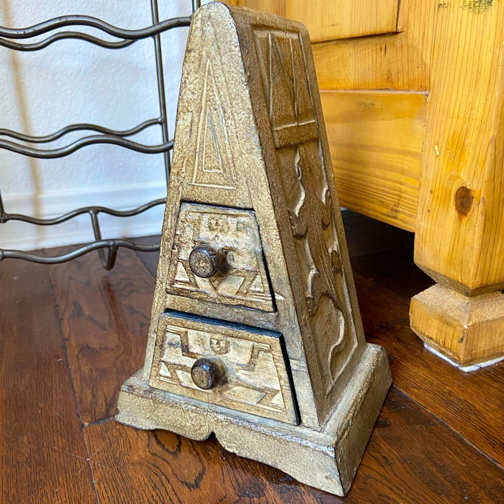 UNIQUE Vintage Indonesian Carved Wood Box/Drawes